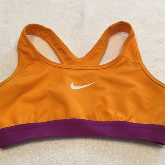 Nike Other - Nike orange purple sports bra small Dri-Fit